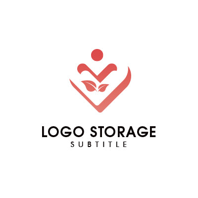 「人」「ハート」「葉」をモチーフにデザインしたロゴ