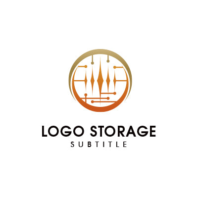 「幾何学的」な形状をモチーフにデザインしたロゴ