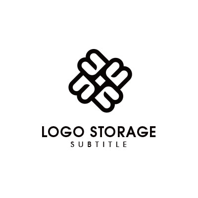 アルファベットの「B」をモチーフにデザインしたロゴ