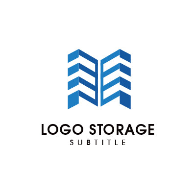 アルファベットの「M」をモチーフにデザインしたロゴ