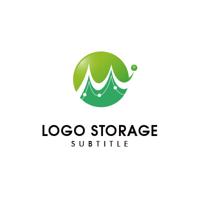 アルファベットの「M」をモチーフにデザインしたロゴ