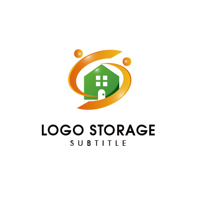 「建物」「人」をモチーフにデザインしたロゴ