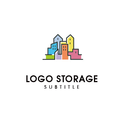 「建物」をモチーフにデザインしたロゴ