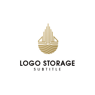 「建物」「地球」をモチーフにデザインしたロゴ