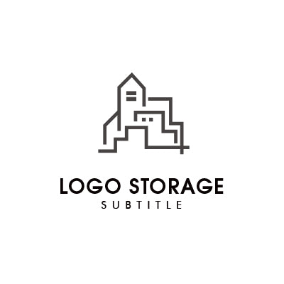 「建物」をモチーフにデザインしたロゴ