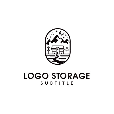 「自然」「建物」をモチーフにデザインしたロゴ