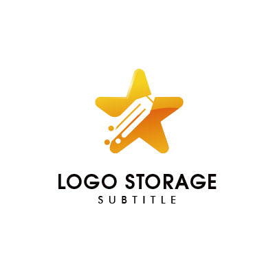 「鉛筆」「星」をモチーフにデザインしたロゴ