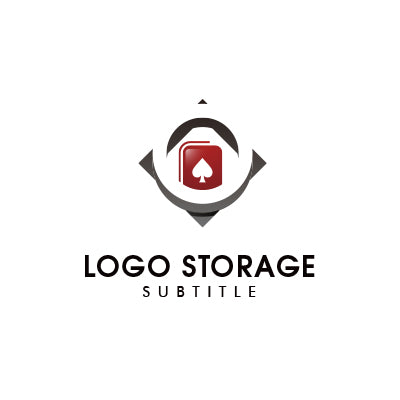 「トランプ」をモチーフにデザインしたロゴ