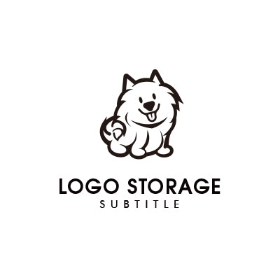 「犬」をモチーフにデザインしたロゴ