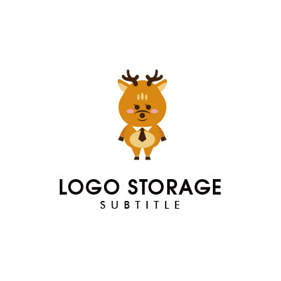 「鹿」をモチーフにデザインしたロゴ