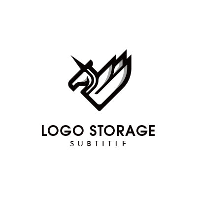 「ユニコーン」をモチーフにデザインしたロゴ