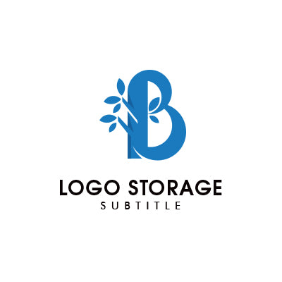 アルファベットの「B」「自然」をモチーフにデザインしたロゴ