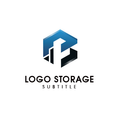 アルファベットの「F」「建物」をモチーフにデザインしたロゴ