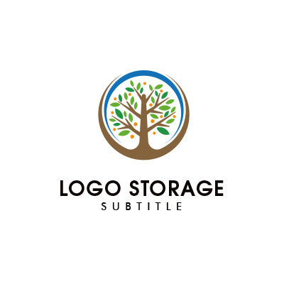 「自然」「木」をモチーフにデザインしたロゴ