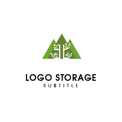 「山」「自然」をモチーフにデザインしたロゴ