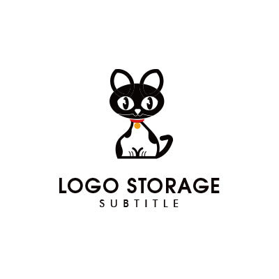 「猫」をモチーフにデザインしたロゴ