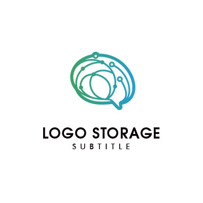 「脳」をモチーフにデザインしたロゴ