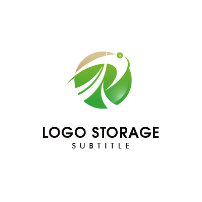 アルファベットの「R」をモチーフにデザインしたロゴ