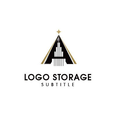 アルファベットの「A」「ビル」をモチーフにデザインしたロゴ