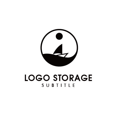 「船」をモチーフにデザインしたロゴ