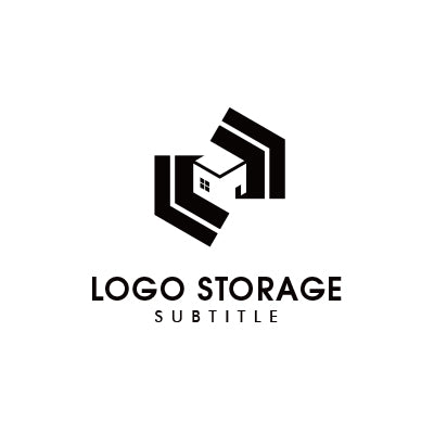 「建物」をモチーフにデザインしたロゴ