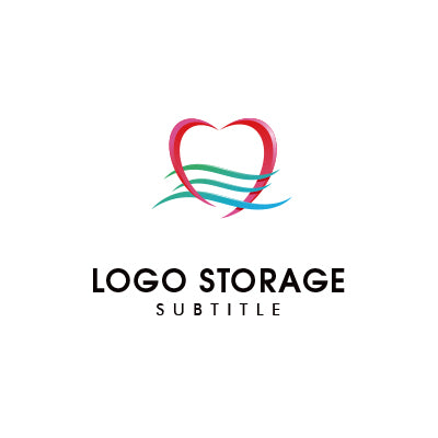 「ハート」をモチーフにデザインしたロゴ