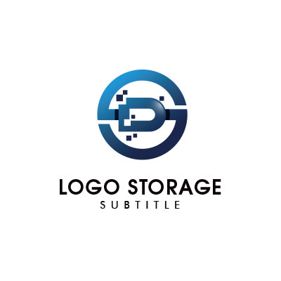 アルファベットの「D」をモチーフにデザインしたロゴ