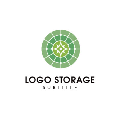 「幾何学」の形状をモチーフにデザインしたロゴ