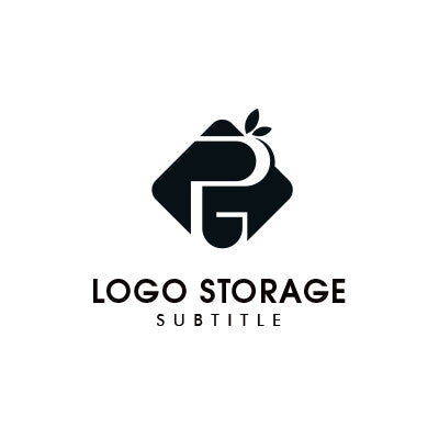 アルファベットの「P」「G」をモチーフにデザインしたロゴ