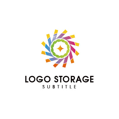 「幾何学」の形状をモチーフにデザインしたロゴ