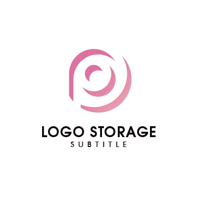 アルファベットの「P」をモチーフにデザインしたロゴ