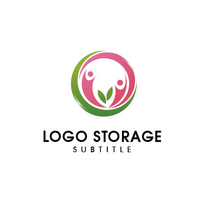 「人」「自然」をモチーフにデザインしたロゴ