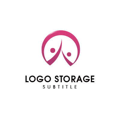 「人」をモチーフにデザインしたロゴ