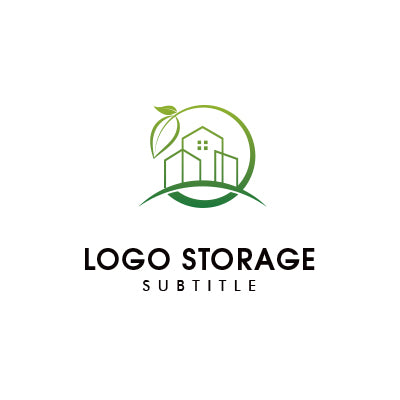 「家」「自然」をモチーフにデザインしたロゴ