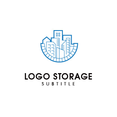 「建物」をモチーフにデザインしたロゴ