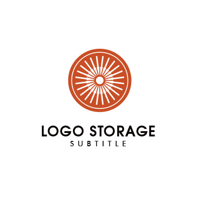 幾何学的な形状をモチーフにデザインしたロゴ