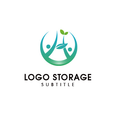 「H」「人」「葉」をモチーフにデザインしたロゴ