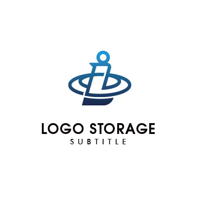 「i」をモチーフにデザインしたロゴ