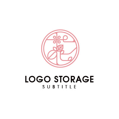 「花」「自然」をモチーフにデザインしたロゴ