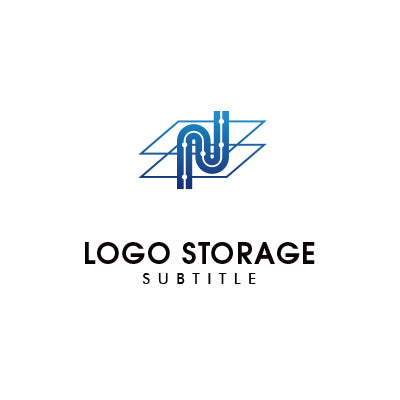 「N」をモチーフにデザインしたロゴ