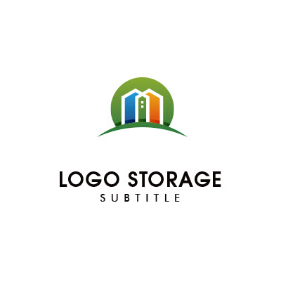 「建物」をモチーフにデザインしたロゴ