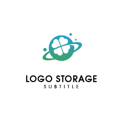 「自然」「四つ葉」をモチーフにデザインしたロゴ