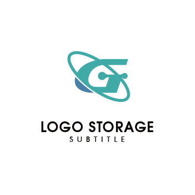 「G」をモチーフにデザインしたロゴ