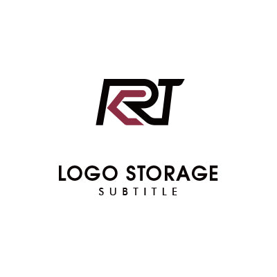 「R」「T」をモチーフにデザインしたロゴ