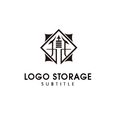 「家紋」をモチーフにデザインしたロゴ