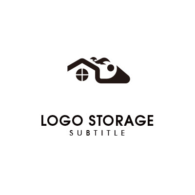 「家」「自然」をモチーフにデザインしたロゴ