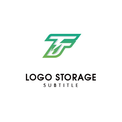 「T」「F」をモチーフにデザインしたロゴ