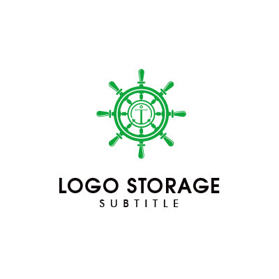 「T」「舵」をモチーフにデザインしたロゴ