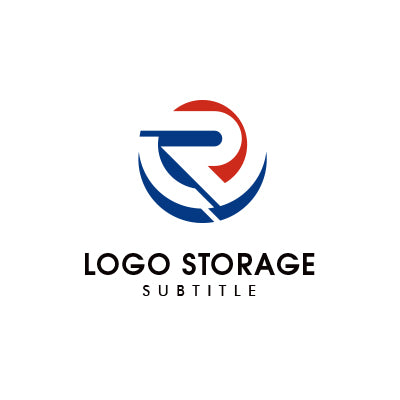 「R」をモチーフにデザインしたロゴ