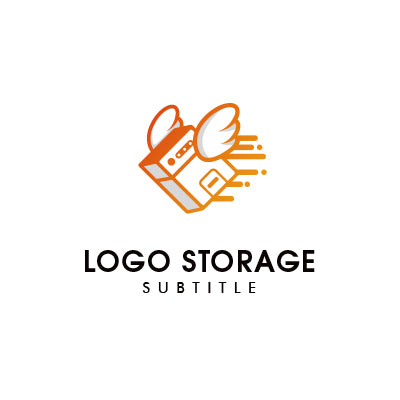 「給湯器」「羽」をモチーフにデザインしたロゴ